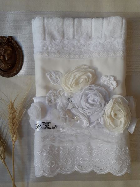 Toalha de Lavabo Shabby - Branca