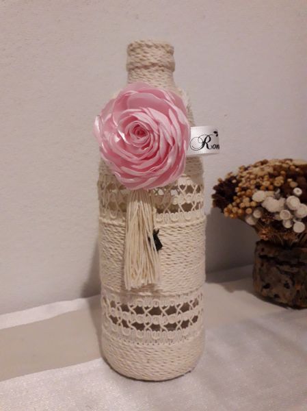 Garrafa Decorativa Amor Cru